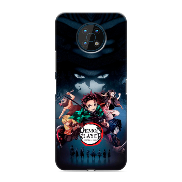 Силиконовый чехол на Nokia G50 с принтом Demon Slayer Клинок рассекающий демонов