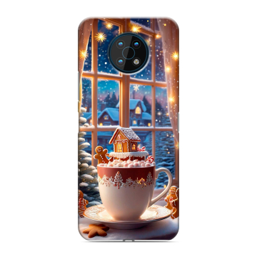Силиконовый чехол на Nokia G50 с принтом Новый год