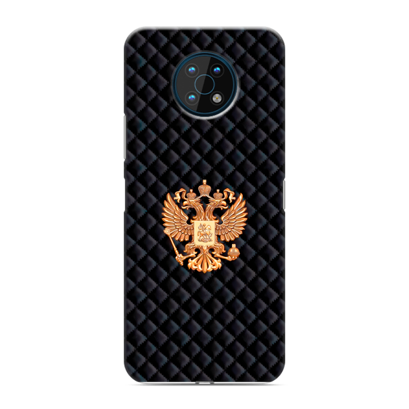 Силиконовый чехол на Nokia G50 с принтом Герб России принт Силиконовый чехол на Nokia G50 с принтом Герб России принт
