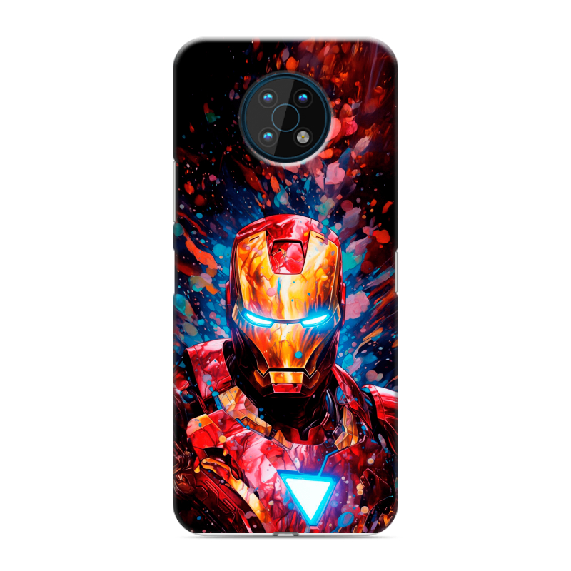 Силиконовый чехол на Nokia G50 с принтом Железный человек Ironman Силиконовый чехол на Nokia G50 с принтом Железный человек Ironman