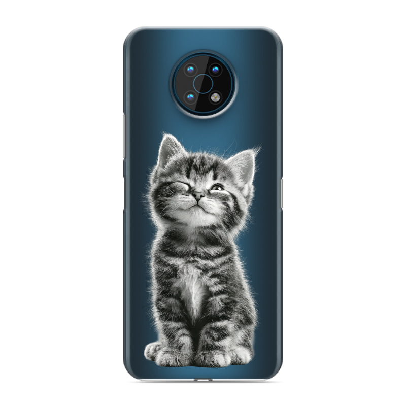 Силиконовый чехол на Nokia G50 с принтом Котенок Силиконовый чехол на Nokia G50 с принтом Котенок