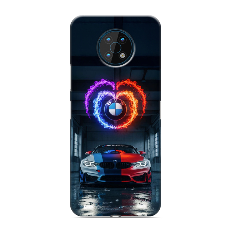 Силиконовый чехол на Nokia G50 с принтом BMW БМВ Силиконовый чехол на Nokia G50 с принтом BMW БМВ