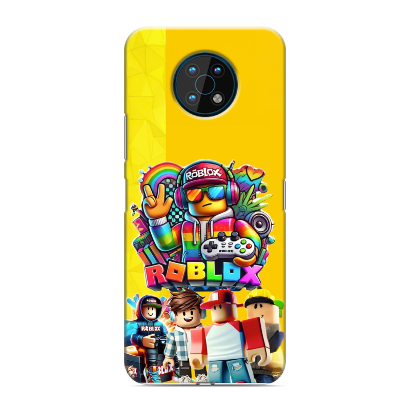 Силиконовый чехол на Nokia G50 с принтом Roblox Роблокс Силиконовый чехол на Nokia G50 с принтом Roblox Роблокс