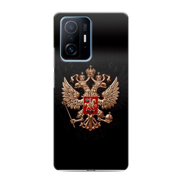 Силиконовый чехол на Xiaomi 11T с принтом Герб России Силиконовый чехол на Xiaomi 11T с принтом Герб России