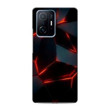 Силиконовый чехол на Xiaomi 11T с принтом Яркие абстракции Силиконовый чехол на Xiaomi 11T с принтом Яркие абстракции