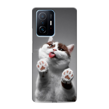 Силиконовый чехол на Xiaomi 11T с принтом Коты Силиконовый чехол на Xiaomi 11T с принтом Коты