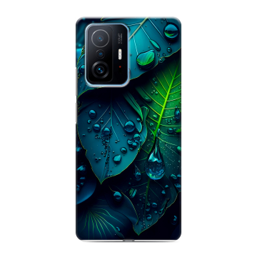 Силиконовый чехол на Xiaomi 11T с принтом Листья Силиконовый чехол на Xiaomi 11T с принтом Листья