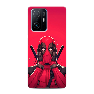 Силиконовый чехол на Xiaomi 11T с принтом Дедпул Deadpool Силиконовый чехол на Xiaomi 11T с принтом Дедпул Deadpool