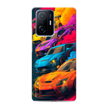 Силиконовый чехол на Xiaomi 11T с принтом Тачки Силиконовый чехол на Xiaomi 11T с принтом Тачки