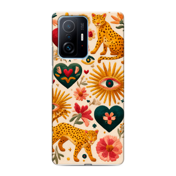 Силиконовый чехол на Xiaomi 11T с принтом Модный принт Силиконовый чехол на Xiaomi 11T с принтом Модный принт
