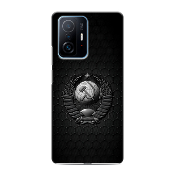 Силиконовый чехол на Xiaomi 11T с принтом Герб Флаг СССР Силиконовый чехол на Xiaomi 11T с принтом Герб Флаг СССР