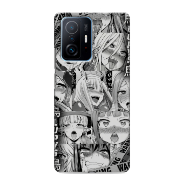 Силиконовый чехол на Xiaomi 11T с принтом Ahegao Ахегао Аниме