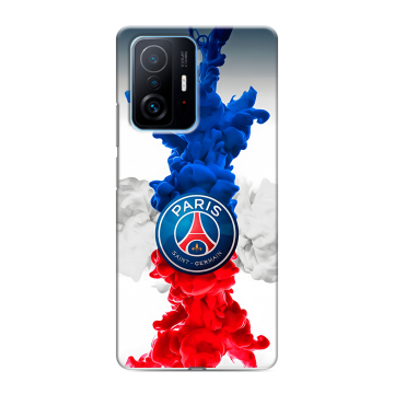Силиконовый чехол на Xiaomi 11T с принтом PSG ПСЖ