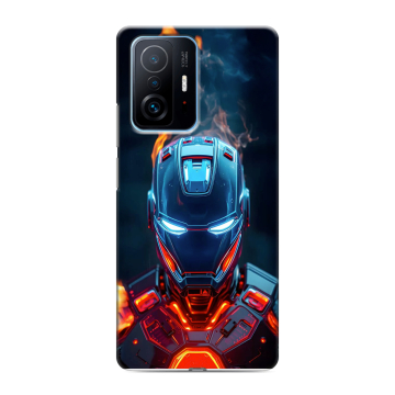 Силиконовый чехол на Xiaomi 11T с принтом IronMan Железный человек Силиконовый чехол на Xiaomi 11T с принтом IronMan Железный человек