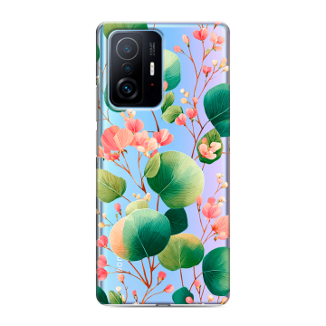 Силиконовый чехол на Xiaomi 11T с принтом женский
