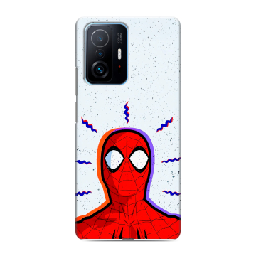 Силиконовый чехол на Xiaomi 11T с принтом Spiderman Человек паук