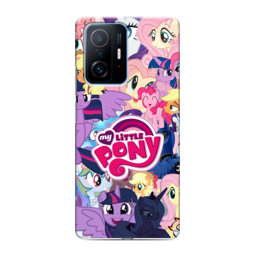 Силиконовый чехол на Xiaomi 11T с принтом My little pony Дружба чудо
