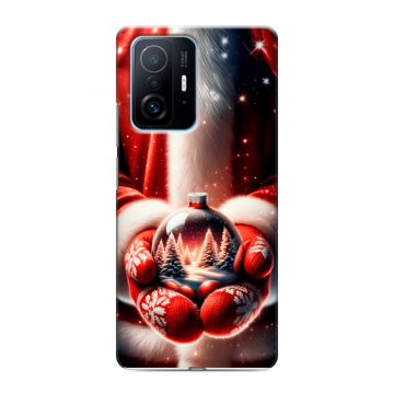 Силиконовый чехол на Xiaomi 11T с принтом Новый год