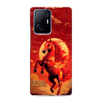 Силиконовый чехол на Xiaomi 11T с принтом Новый год