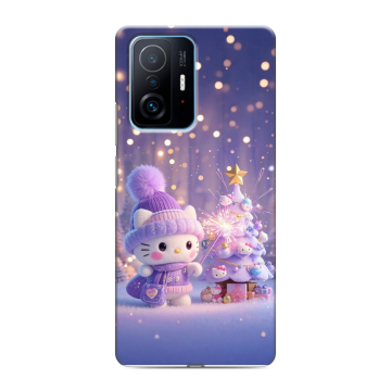 Силиконовый чехол на Xiaomi 11T с принтом Новый год