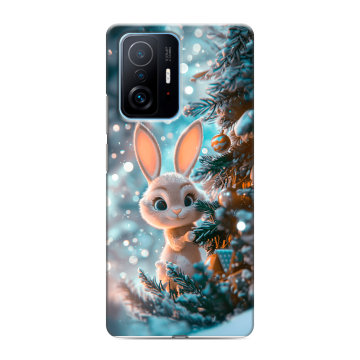 Силиконовый чехол на Xiaomi 11T с принтом Новый год