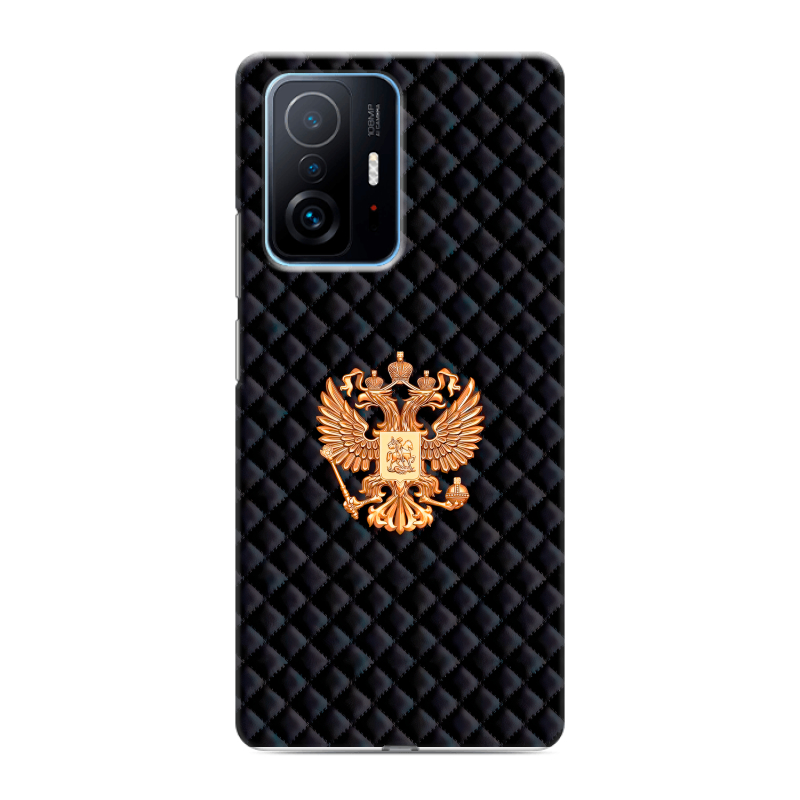 Пластиковый чехол на Xiaomi 11T с принтом Герб России принт Пластиковый чехол на Xiaomi 11T с принтом Герб России принт