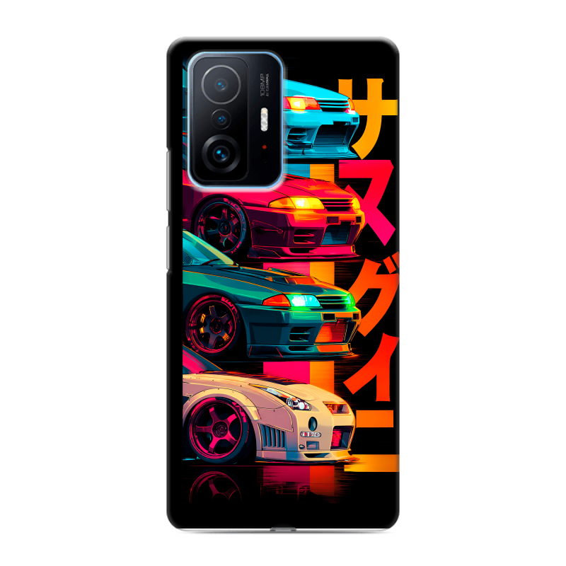 Силиконовый чехол на Xiaomi 11T с принтом Гоночные машины Силиконовый чехол на Xiaomi 11T с принтом Гоночные машины
