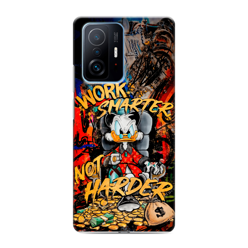 Силиконовый чехол на Xiaomi 11T с принтом Дональд Дак Деньги Силиконовый чехол на Xiaomi 11T с принтом Дональд Дак Деньги