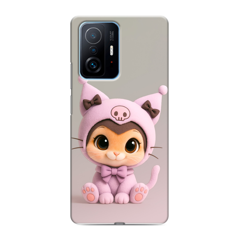 Пластиковый чехол на Xiaomi 11T с принтом Куроми Kuromi Пластиковый чехол на Xiaomi 11T с принтом Куроми Kuromi