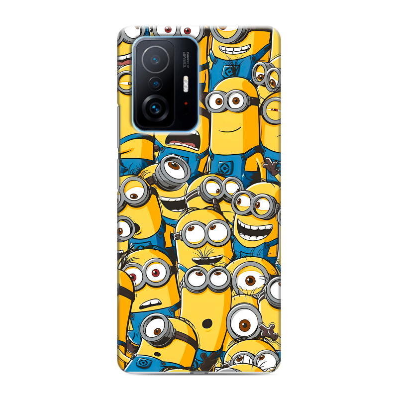 Пластиковый чехол на Xiaomi 11T с принтом Миньоны Пластиковый чехол на Xiaomi 11T с принтом Миньоны