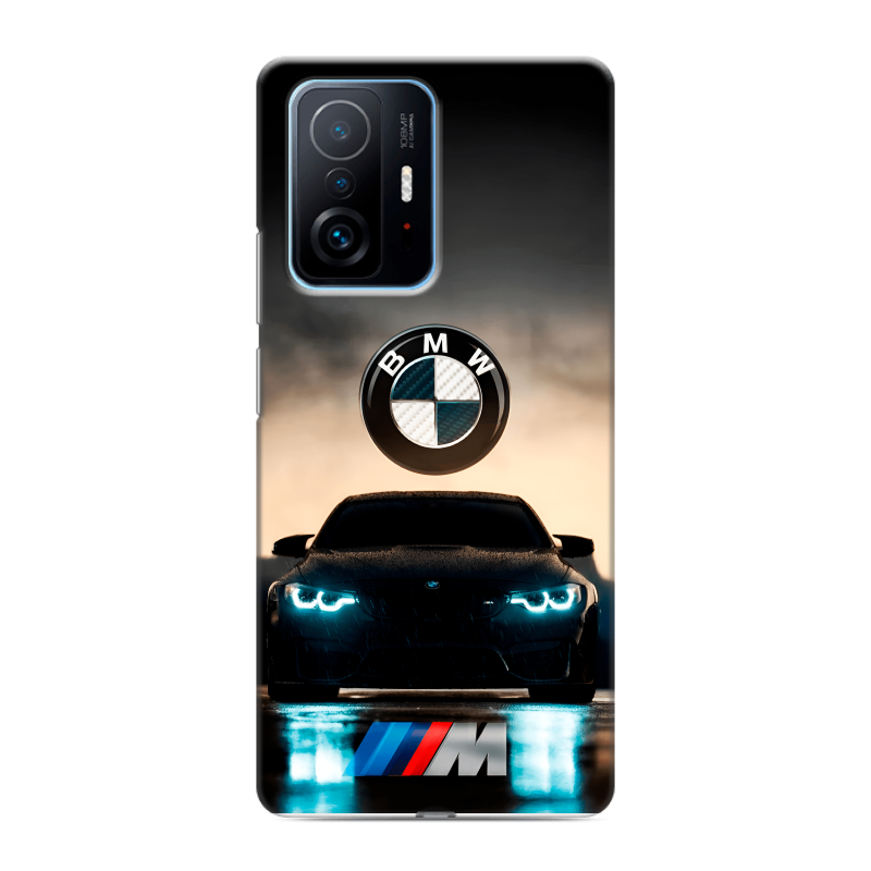 Силиконовый чехол на Xiaomi 11T с принтом БМВ BMW Силиконовый чехол на Xiaomi 11T с принтом БМВ BMW