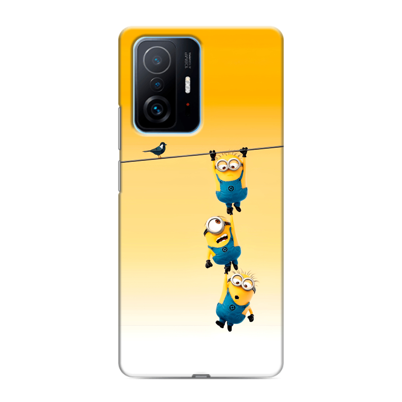 Пластиковый чехол на Xiaomi 11T с принтом Миньоны Пластиковый чехол на Xiaomi 11T с принтом Миньоны