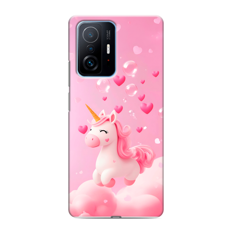 Силиконовый чехол на Xiaomi 11T с принтом Единорог Силиконовый чехол на Xiaomi 11T с принтом Единорог