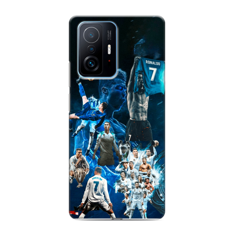 Силиконовый чехол на Xiaomi 11T с принтом Реал Роналдо Силиконовый чехол на Xiaomi 11T с принтом Реал Роналдо