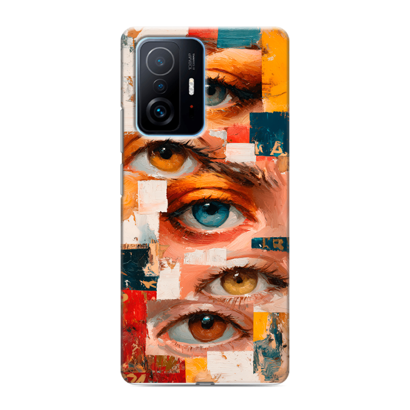 Пластиковый чехол на Xiaomi 11T с принтом Модный принт Пластиковый чехол на Xiaomi 11T с принтом Модный принт
