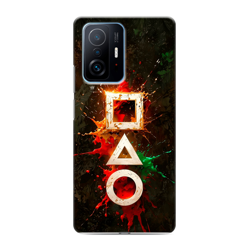 Пластиковый чехол на Xiaomi 11T с принтом Squid Game Игра кальмара Пластиковый чехол на Xiaomi 11T с принтом Squid Game Игра кальмара