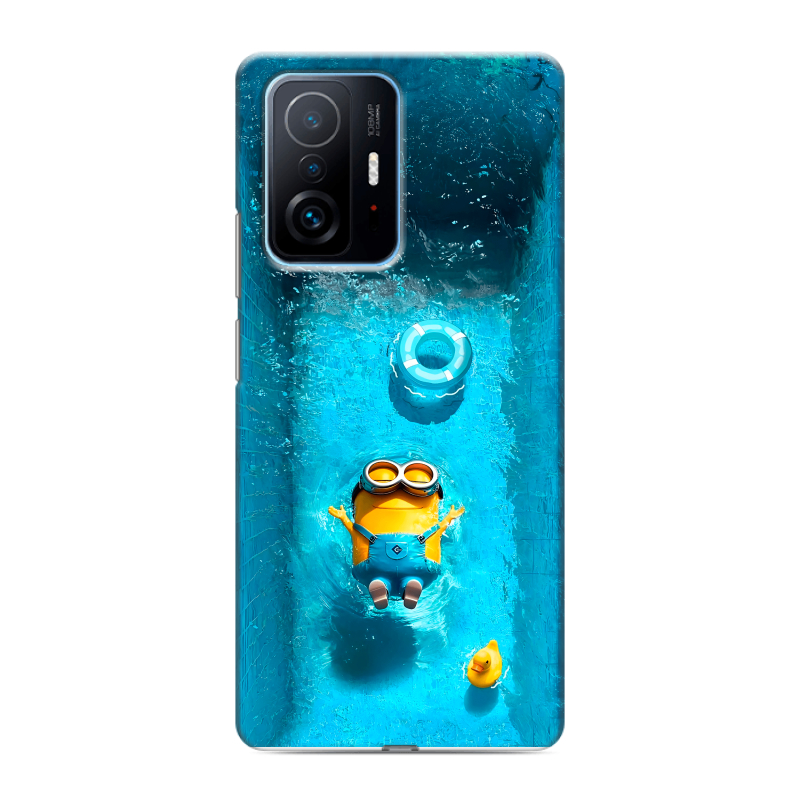 Силиконовый чехол на Xiaomi 11T с принтом Миньоны Силиконовый чехол на Xiaomi 11T с принтом Миньоны