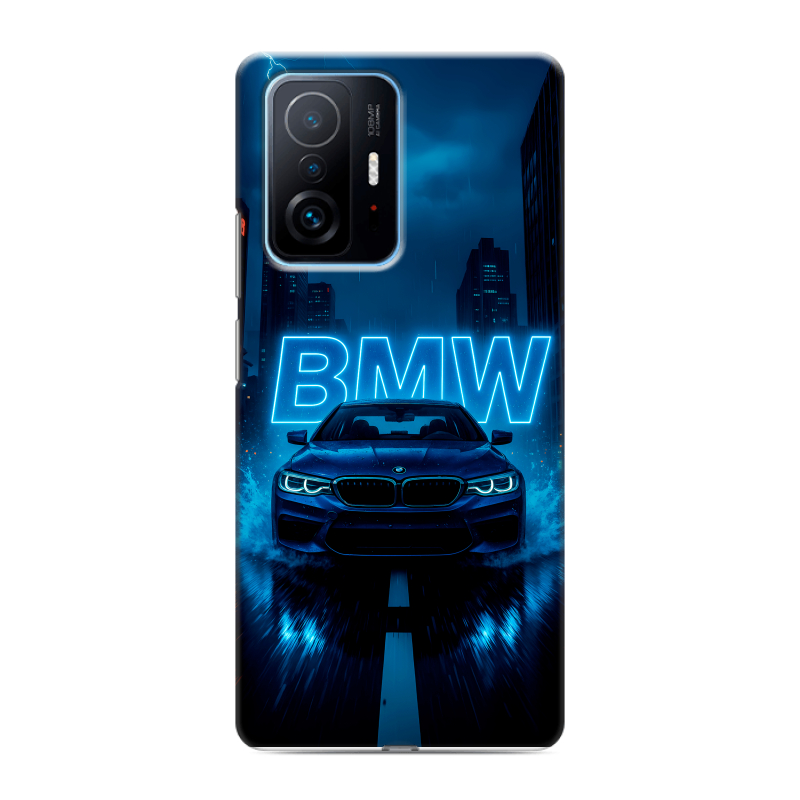 Силиконовый противоударный чехол на Xiaomi 11T с принтом BMW БМВ Силиконовый противоударный чехол на Xiaomi 11T с принтом BMW БМВ