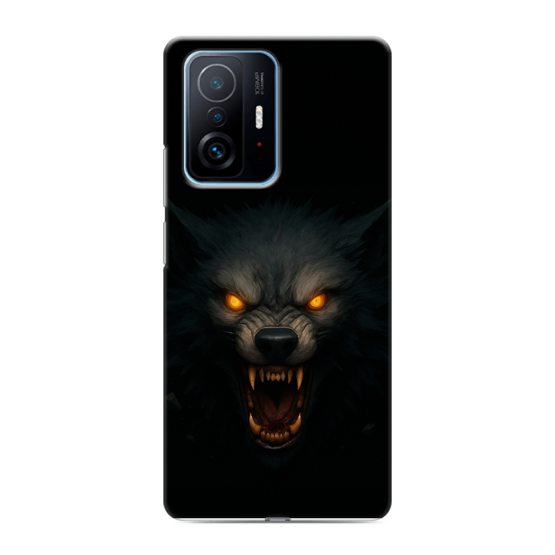 Силиконовый чехол на Xiaomi 11T с принтом Волк Силиконовый чехол на Xiaomi 11T с принтом Волк