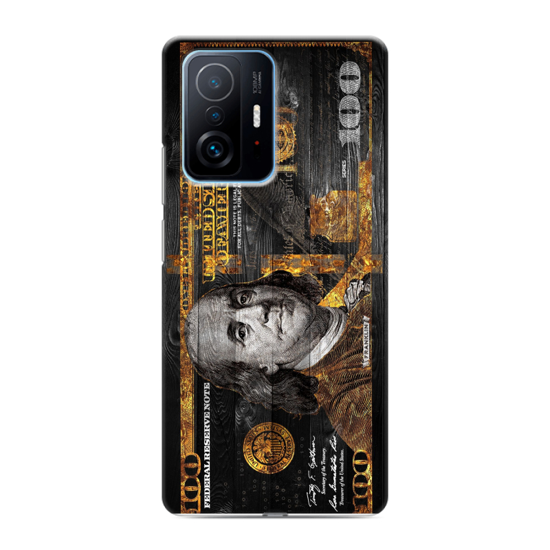 Пластиковый чехол на Xiaomi 11T с принтом Доллар деньги Пластиковый чехол на Xiaomi 11T с принтом Доллар деньги