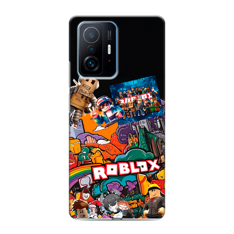 Силиконовый чехол на Xiaomi 11T с принтом Roblox Роблокс Силиконовый чехол на Xiaomi 11T с принтом Roblox Роблокс