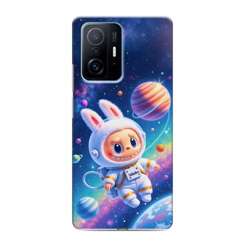 Силиконовый противоударный чехол на Xiaomi 11T с принтом Labubu Лабубу Силиконовый противоударный чехол на Xiaomi 11T с принтом Labubu Лабубу