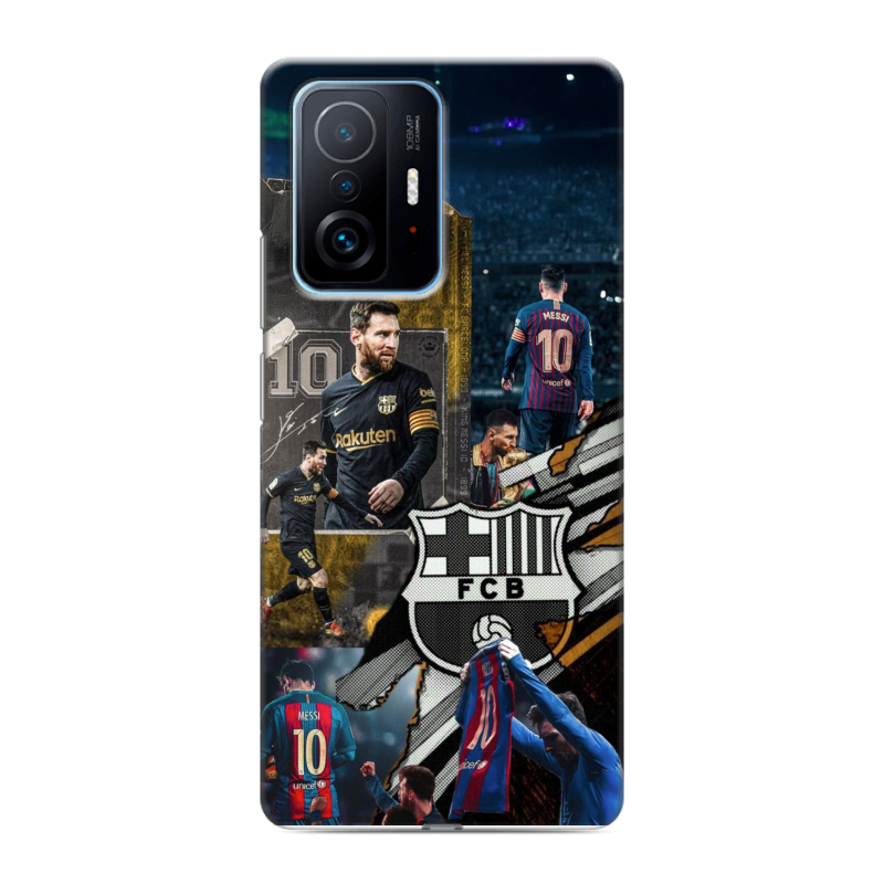 Силиконовый чехол на Xiaomi 11T с принтом Messi Barcelona Силиконовый чехол на Xiaomi 11T с принтом Messi Barcelona
