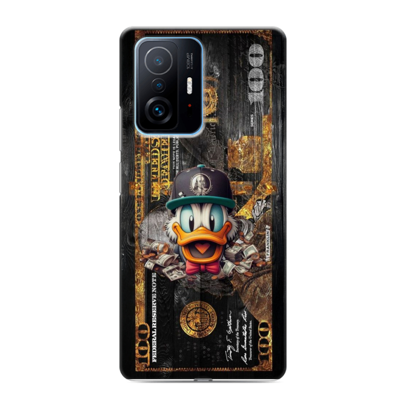 Силиконовый чехол на Xiaomi 11T с принтом Дональд Дак Доллар Силиконовый чехол на Xiaomi 11T с принтом Дональд Дак Доллар