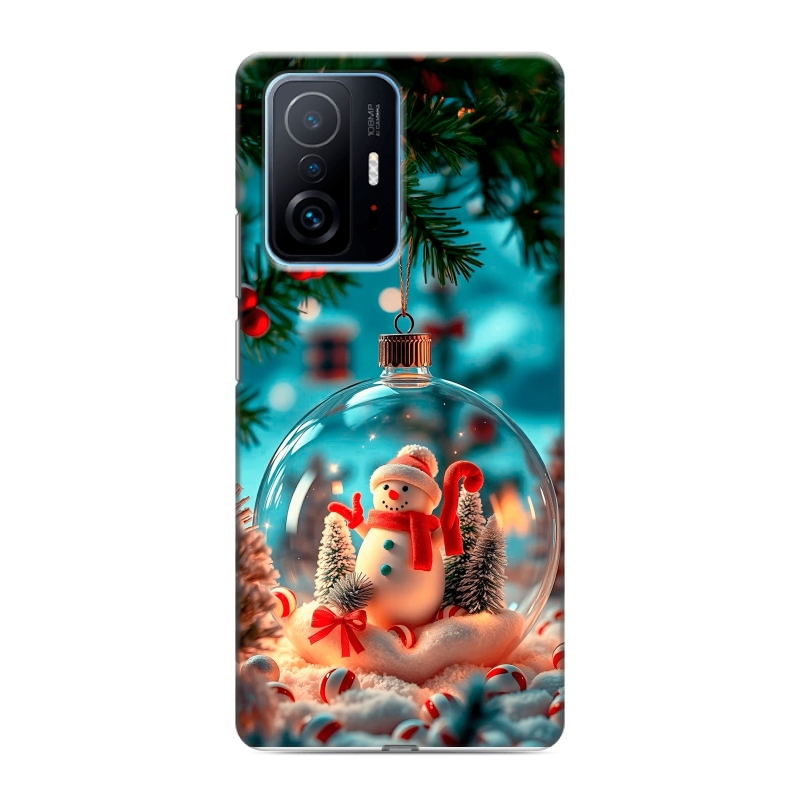 Силиконовый чехол на Xiaomi 11T с принтом Новый год Силиконовый чехол на Xiaomi 11T с принтом Новый год