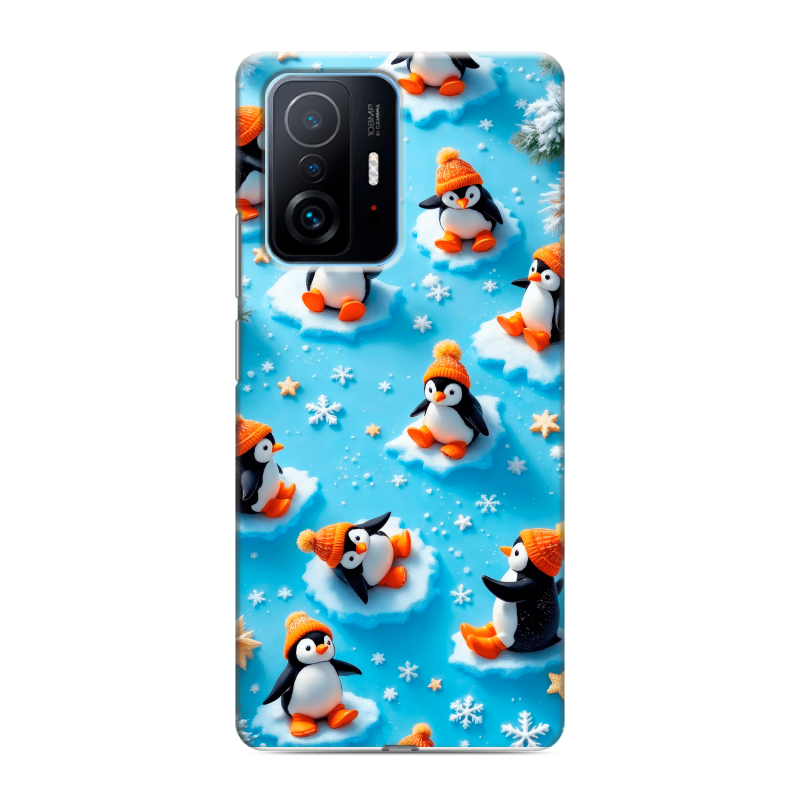 Силиконовый чехол на Xiaomi 11T с принтом Новый год Силиконовый чехол на Xiaomi 11T с принтом Новый год