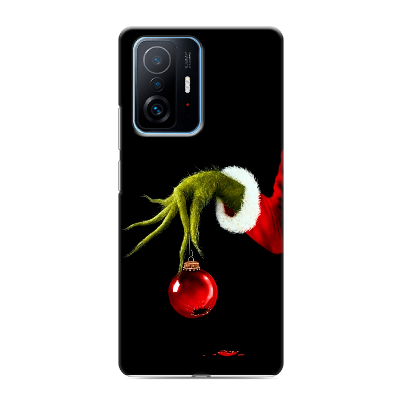 Силиконовый чехол на Xiaomi 11T с принтом Новый год Гринч Силиконовый чехол на Xiaomi 11T с принтом Новый год Гринч