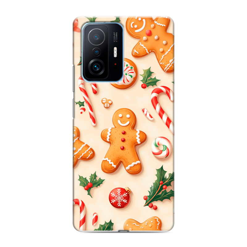 Силиконовый чехол на Xiaomi 11T с принтом Новый год Силиконовый чехол на Xiaomi 11T с принтом Новый год