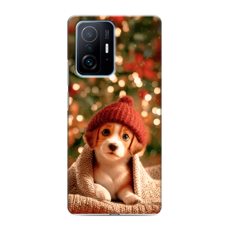Силиконовый чехол на Xiaomi 11T с принтом Новый год Силиконовый чехол на Xiaomi 11T с принтом Новый год