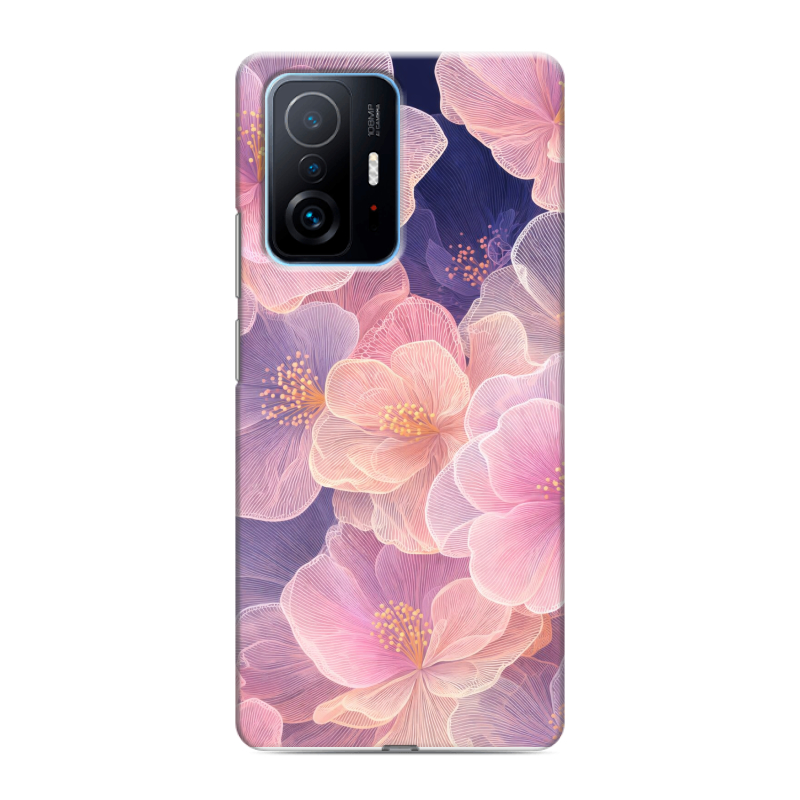 Силиконовый чехол на Xiaomi 11T с принтом женский Силиконовый чехол на Xiaomi 11T с принтом женский